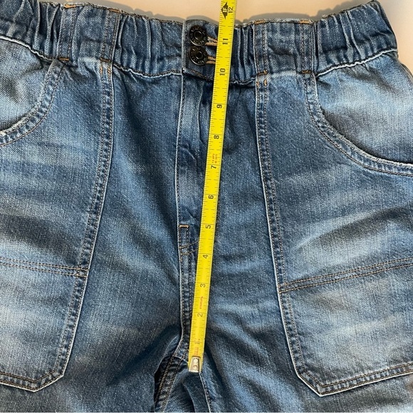 ARYA CARGO JEAN ELASTIC WAIST High-Rise Rigid Denim waterfall 29 8 - Picture 11 of 11